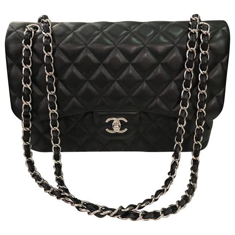 chanel tasche klassiker schwarz|farfetch chanel.